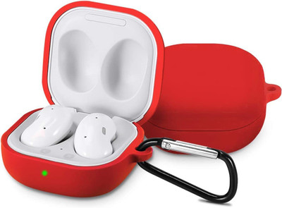 ONMART Silicone Press Stud Earbuds Case For SAMSUNG GALAXY BUDS2(RED)