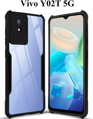 Casehub Front & Back Case for Vivo Y02T(Black)