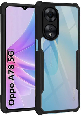 jpmobilecases Front & Back Case for OPPO A78 5G(Transparent, Camera Bump Protector, Pack of: 1)