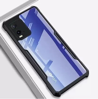 vizo Front & Back Case for vivo T1X(Black, Hard Case, Pack of: 1)