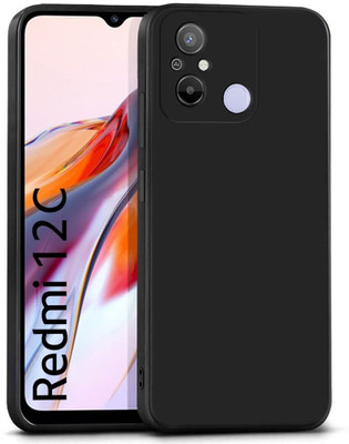 Aaralhub Front & Back Case for Redmi 12C(Black, Shock Proof, Pack of: 1)