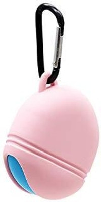 J Front & Back Case for Compatibel With Oneplus Keychain Protective Cover |Buds Are Not included(Pink, Flexible, Silicon, Pack of: 1)