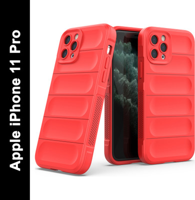 Zapcase Back Cover for Apple iPhone 11 Pro(Red, 3D Case, Silicon, Pack of: 1)