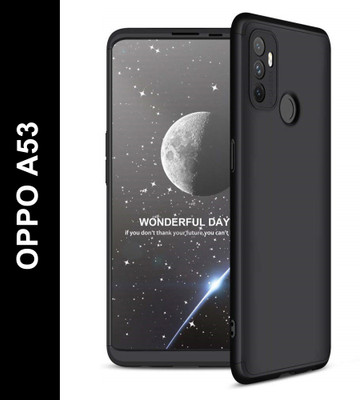 kolli Back Cover for OPPO A53(Black, Shock Proof, Silicon, Pack of: 1)