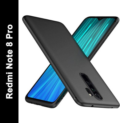 Aaralhub Back Cover for Mi Redmi Note 8 Pro, REDMI Note 8 Pro(Black, Camera Bump Protector, Silicon, Pack of: 1)