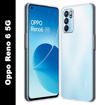 Fashionury Back Cover for Oppo Reno 6 5G(Transparent, Grip Case, Silicon, Pack of: 1)