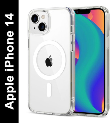 Zapcase Back Cover for Apple iPhone 14(Transparent, Magsafe, Pack of: 1)
