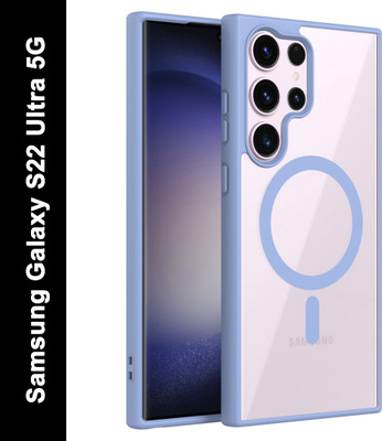 Zapcase Back Cover for Samsung Galaxy S22 Ultra 5G(Blue, Magsafe, Pack of: 1)