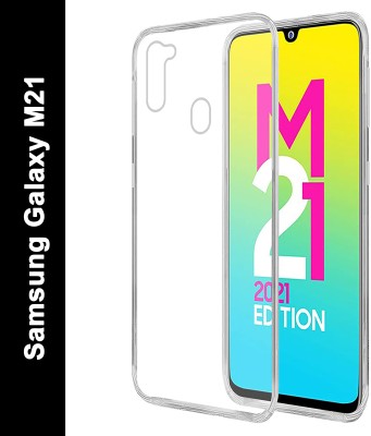 Casotec Back Cover for Samsung Galaxy M21 2021 Edition Clear TPU Case(Transparent, Flexible, Silicon, Pack of: 1)