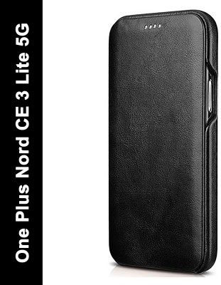 WHITBULL Flip Cover for OnePlus Nord CE 3 Lite 5G / One Plus Nord CE 3 Lite 5G(Black, Grip Case, Pack of: 1)