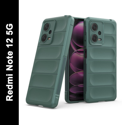 Zapcase Back Cover for Redmi Note 12 5G, Poco X5 5G(Green, 3D Case, Silicon, Pack of: 1)