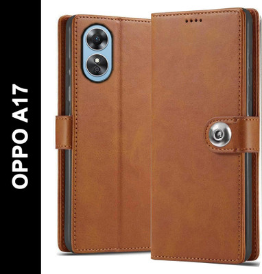 SHINESTAR. Back Cover for Oppo A17(Brown, Pack of: 1)
