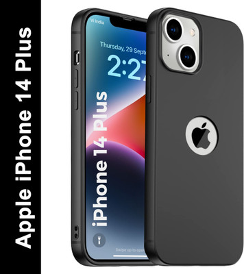 SQUIF Bumper Case for Apple iPhone 14 Plus Cover Soft and Flexible(Black, Camera Bump Protector, Silicon, Pack of: 1)