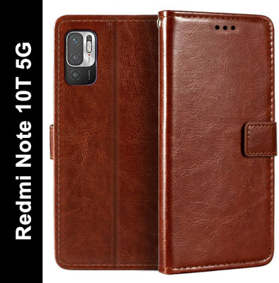 CASETON Back Cover for Redmi Note 10T 5G(Brown, Pack of: 1)