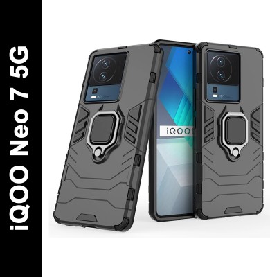 KWINE CASE Back Cover for iQOO Neo 7 5G(Black, Shock Proof, Pack of: 1)