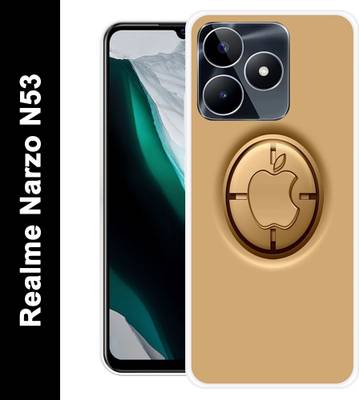 SBS Back Cover for Realme Narzo N53 ( APPLE LOGO,APPLE PRINT,IPHONE) PRINTED BACK COVER