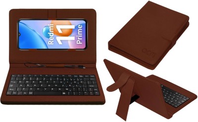 ACM Keyboard Case for Redmi 11 Prime(Brown, Cases with Holder, Pack of: 1)