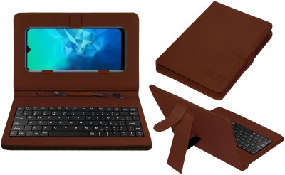 ACM Keyboard Case for Infinix Hot 30i(Brown, Cases with Holder, Pack of: 1)