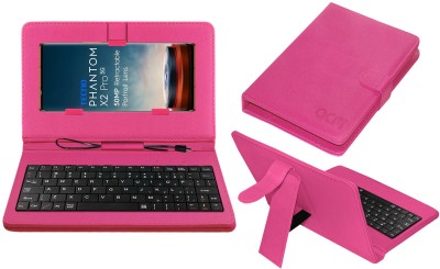 ACM Keyboard Case for Tecno Phantom X2 Pro(Pink, Cases with Holder, Pack of: 1)