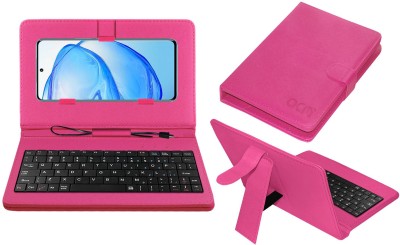 ACM Keyboard Case for Vivo V25 Pro(Pink, Cases with Holder, Pack of: 1)