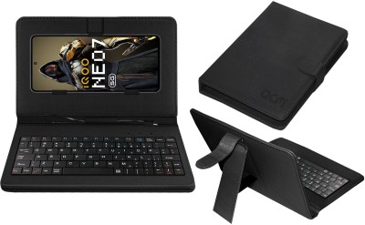 ACM Keyboard Case for Iqoo Neo 7(Black, Cases with Holder, Pack of: 1)