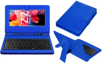 ACM Keyboard Case for Vivo Iqoo Z7 Pro(Blue, Cases with Holder, Pack of: 1)