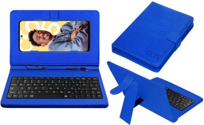 ACM Keyboard Case for Realme C55(Blue, Cases with Holder, Pack of: 1)