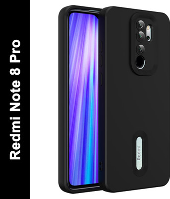 KartV Back Cover for Mi Redmi Note 8 Pro(Black, Camera Bump Protector, Silicon, Pack of: 1)