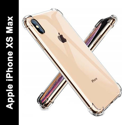NewSelect Back Cover for Apple iPhone XS Max(Transparent, Grip Case, Pack of: 1)