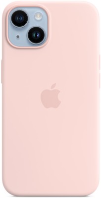 Apple Back Cover for Apple iPhone 14(Chalk Pink, Silicon)