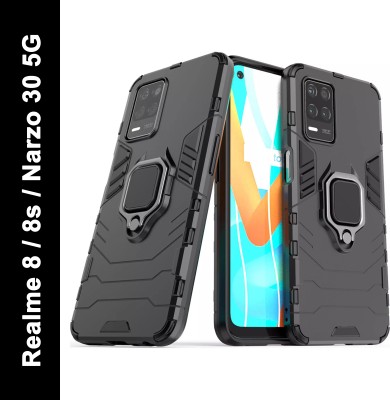 KWINE CASE Back Cover for Realme 8s 5G(Black, Shock Proof, Pack of: 1)