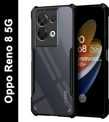 SHINESTAR. Back Cover for Oppo Reno 8 5G(Black, Pack of: 1)