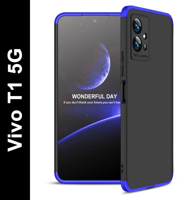 FlareHUB Back Cover for Vivo T1 5G(Blue, Hard Case, Pack of: 1)