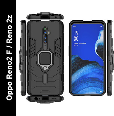 BOZTI Back Cover for OPPO Reno 2z, Oppo Reno2 F(Black, Rugged Armor, Pack of: 1)