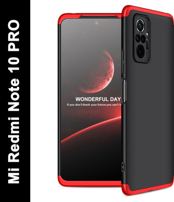 LILLIPUT Back Cover for Mi Redmi Note 10 PRO(Red, Grip Case, Pack of: 1)