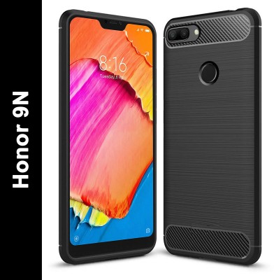 Zapcase Back Cover for Honor 9N(Black, Grip Case, Silicon, Pack of: 1)