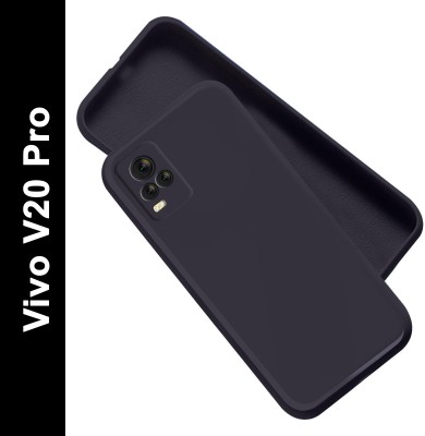 Artistque Back Cover for Vivo V20 pro(Black, Flexible, Silicon, Pack of: 1)