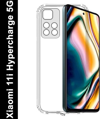 Dainty TECH Back Cover for Xiaomi 11i 5G, Xiaomi 11i Hypercharge 5G, Mi 11i Hypercharge 5G, Xiaomi 11i Hypercharge(Transparent, Shock Proof, Silicon, Pack of: 1)