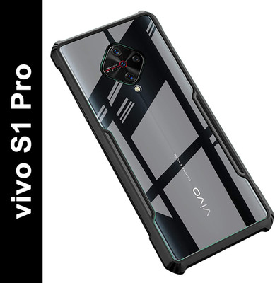 ONCRAVES Back Cover for vivo S1 Pro(Black, Shock Proof, Pack of: 1)