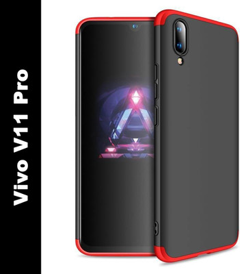 SAPCASE Back Cover for Vivo V11 Pro(Red, Shock Proof, Pack of: 1)