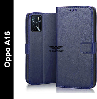 SHINESTAR. Back Cover for Oppo A16(Blue, Pack of: 1)