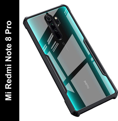 SEVEN7STAR Back Cover for Mi Redmi Note 8 Pro(Black, Dual Protection, Pack of: 1)