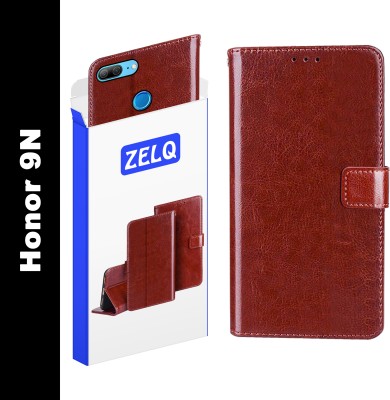 Zelq Back Cover for Honor 9N(Brown, Dual Protection, Pack of: 1)