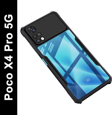 CEDO XPRO Back Cover for Poco X4 Pro 5G(Transparent, Dual Protection, Pack of: 1)