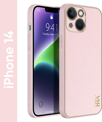 HRX Back Cover for Apple iPhone 13/14/15(Pink, Electroplated, Silicon)