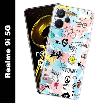 Fashionury Back Cover for realme 9i 5g(Multicolor, Grip Case, Silicon, Pack of: 1)