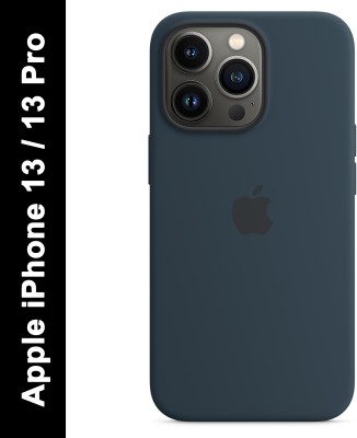 My Smart World Back Cover for Apple iPhone 13 Pro(Blue, Shock Proof, Silicon, Pack of: 1)