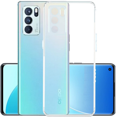 LaxmiCover Back Cover for OPPO Reno6 5G(Transparent, Camera Bump Protector, Silicon, Pack of: 1)
