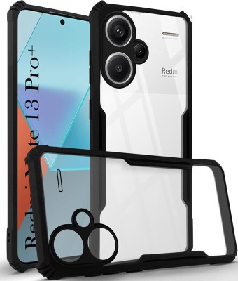 KRBL Back Cover for Redmi Note 13 Pro Plus 5G b1(Black, Camera Bump Protector, Pack of: 1)