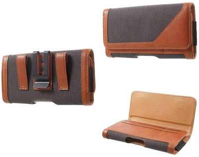 OneLike Pouch for vivo iQOO 7 5G(Brown, Black, Pack of: 1)